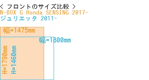 #N-BOX G Honda SENSING 2017- + ジュリエッタ 2011-